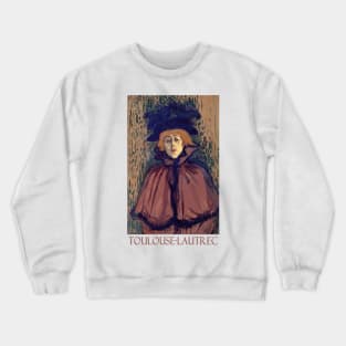 Jane Avril by Henri de Toulouse-Lautrec Crewneck Sweatshirt